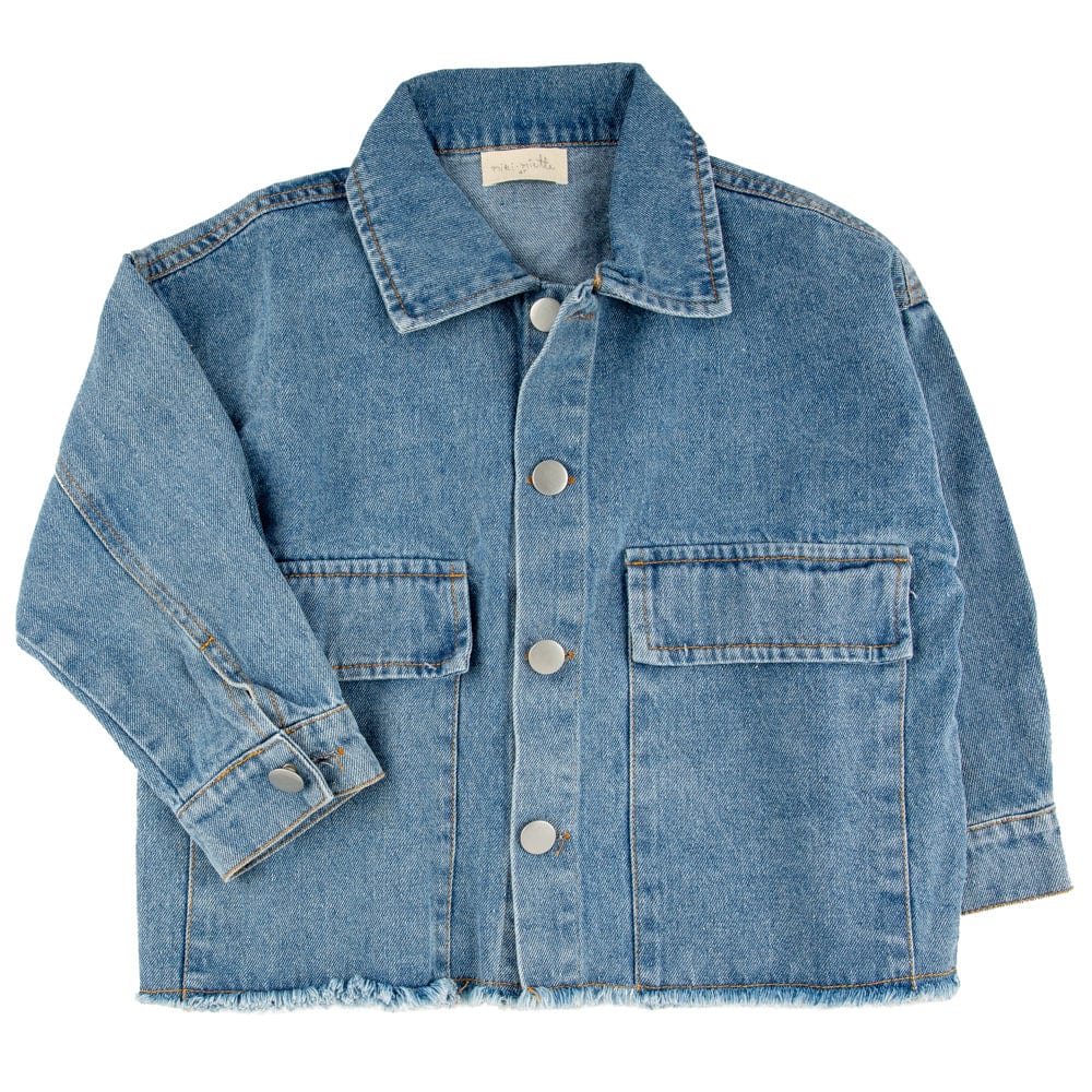 Brittany Denim Jacket – Miki Miette, LLC