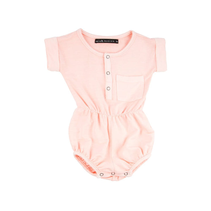 JUDY BUBBLE ROMPER CORAL
