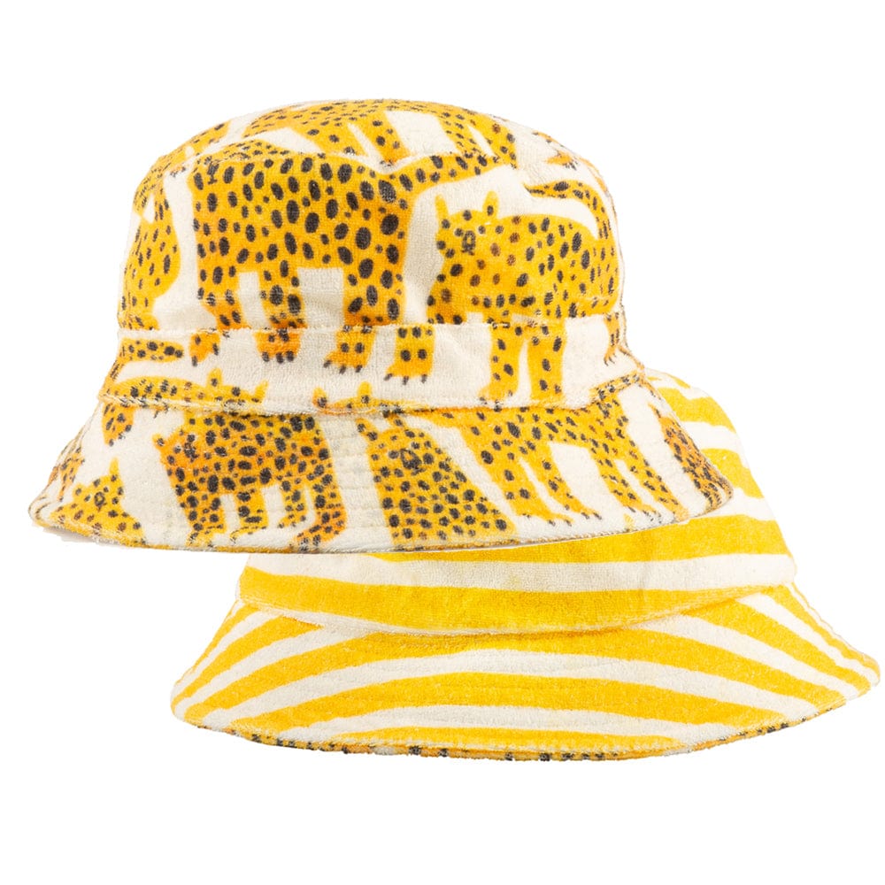 REVERSIBLE BUCKET HAT CHEETAH