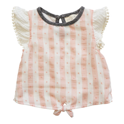 Little Gals ST LUCIA / nb Yasi Tie Top St Lucia Pink