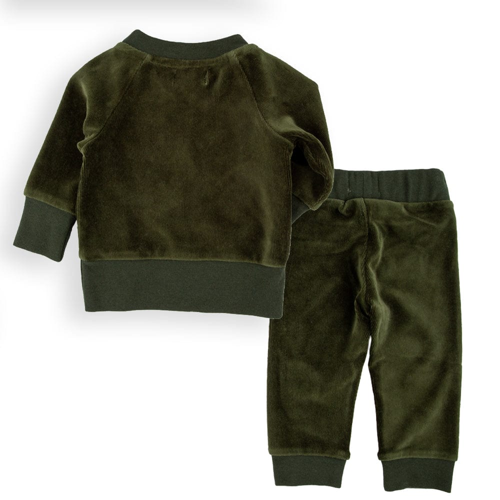 Charlie Layette Set Evergreen