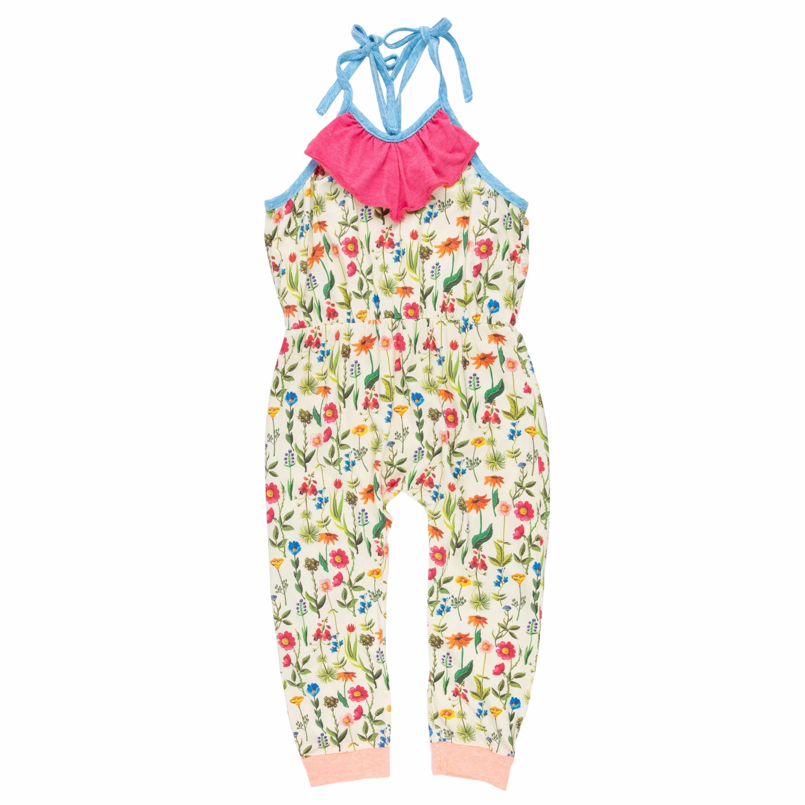 Livia Jumpsuit Wildflowers – Miki Miette, LLC