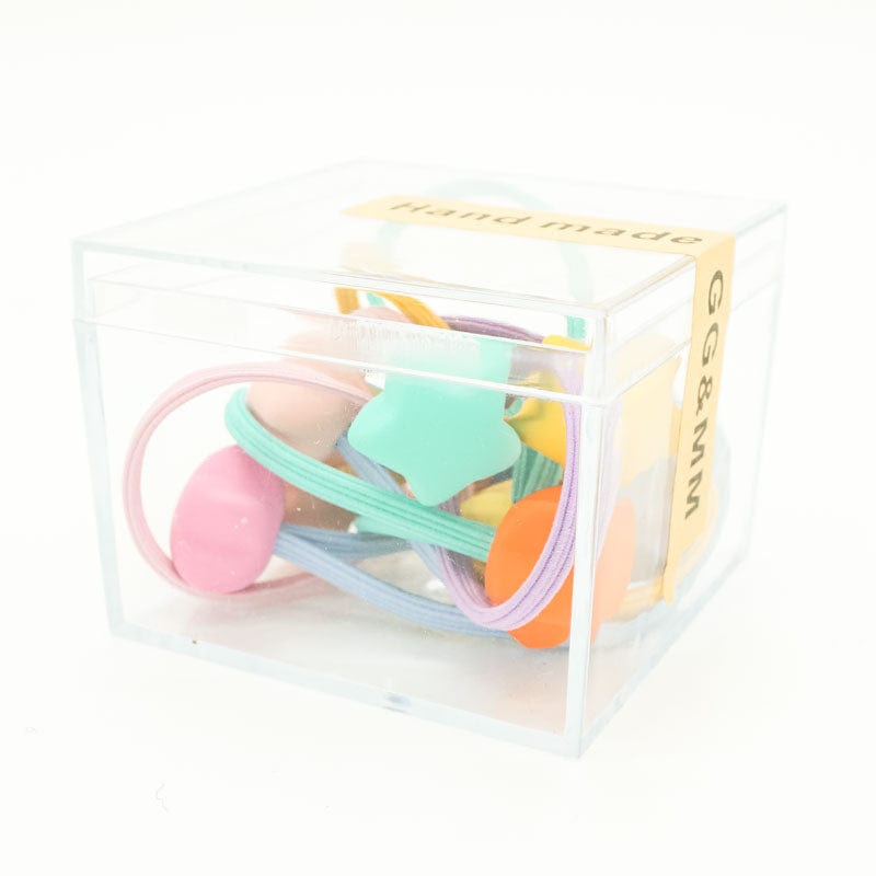 Matte Stars Hair Elastic 10pc Box Set