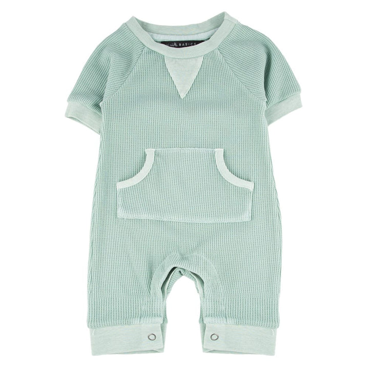 Casey Short Romper Aqua Haze