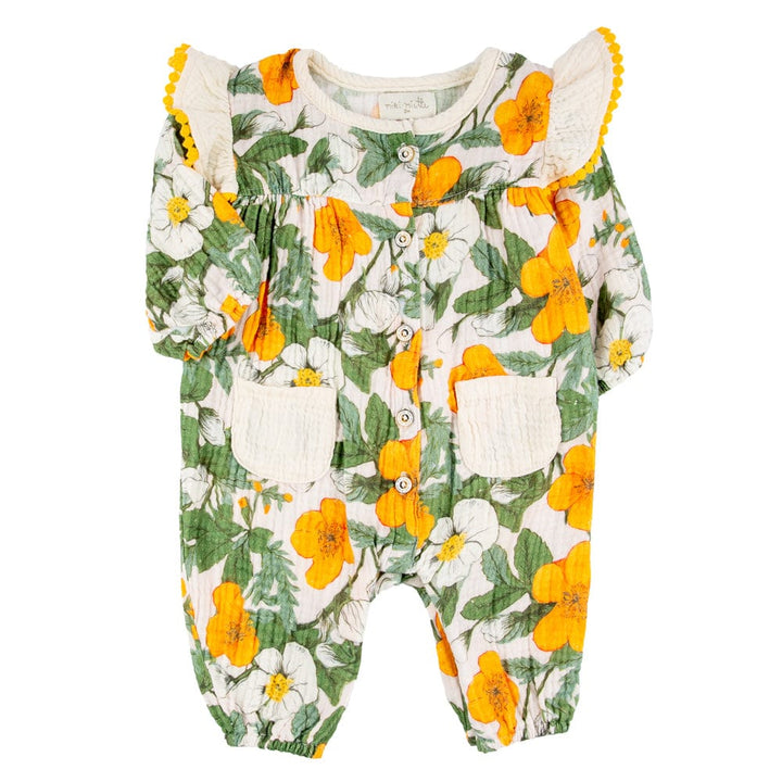 Ada Flutter Romper Winter Bloom