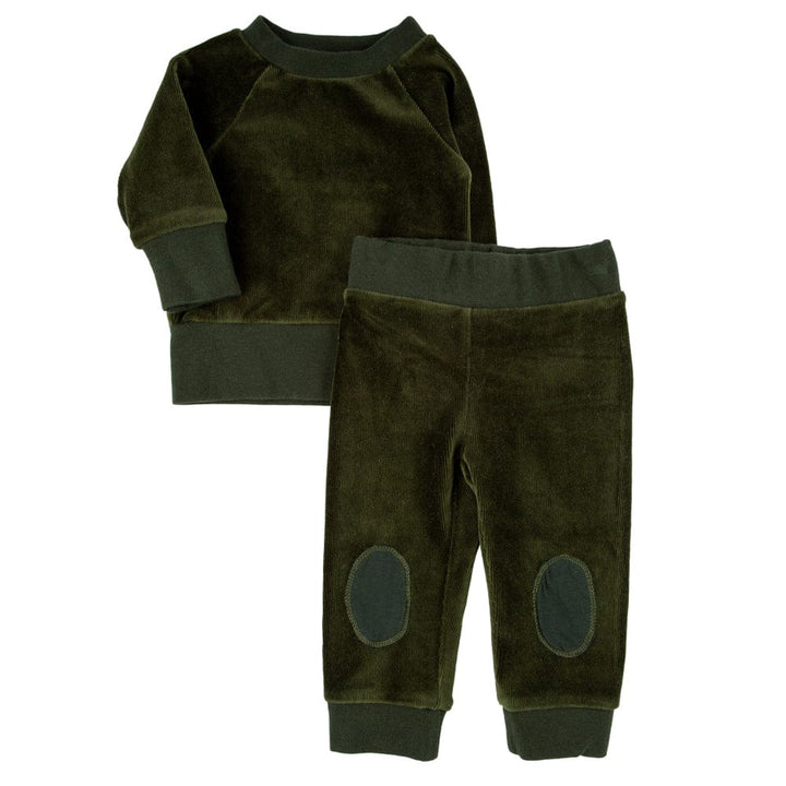 Charlie Layette Set Evergreen