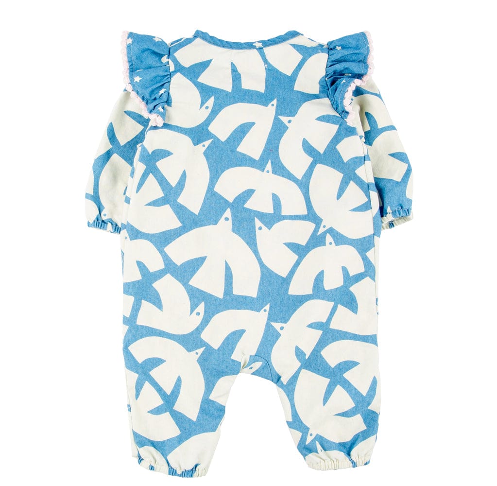 Ada Flutter Romper Nordic Sky