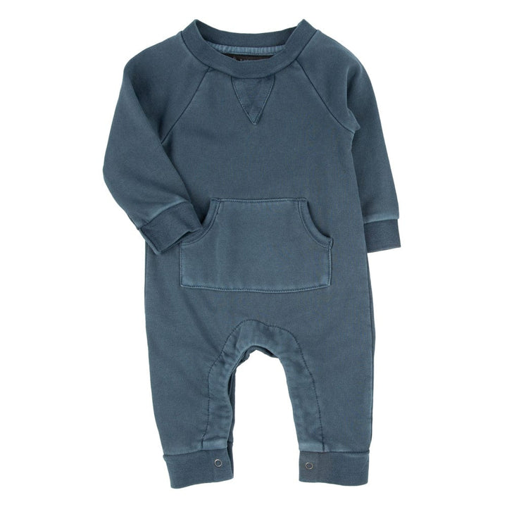 Henry Baby Romper Navy