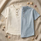 Crème Pauli Short Sleeve Henley