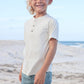 Crème Pauli Short Sleeve Henley