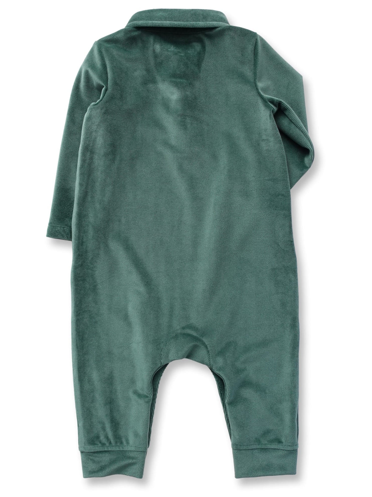 Baby Boy Pine Teddy Buttondown Romper