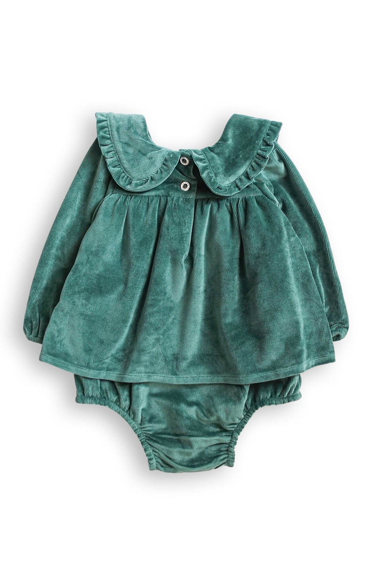 Baby Girl Pine Lila Bubble Romper