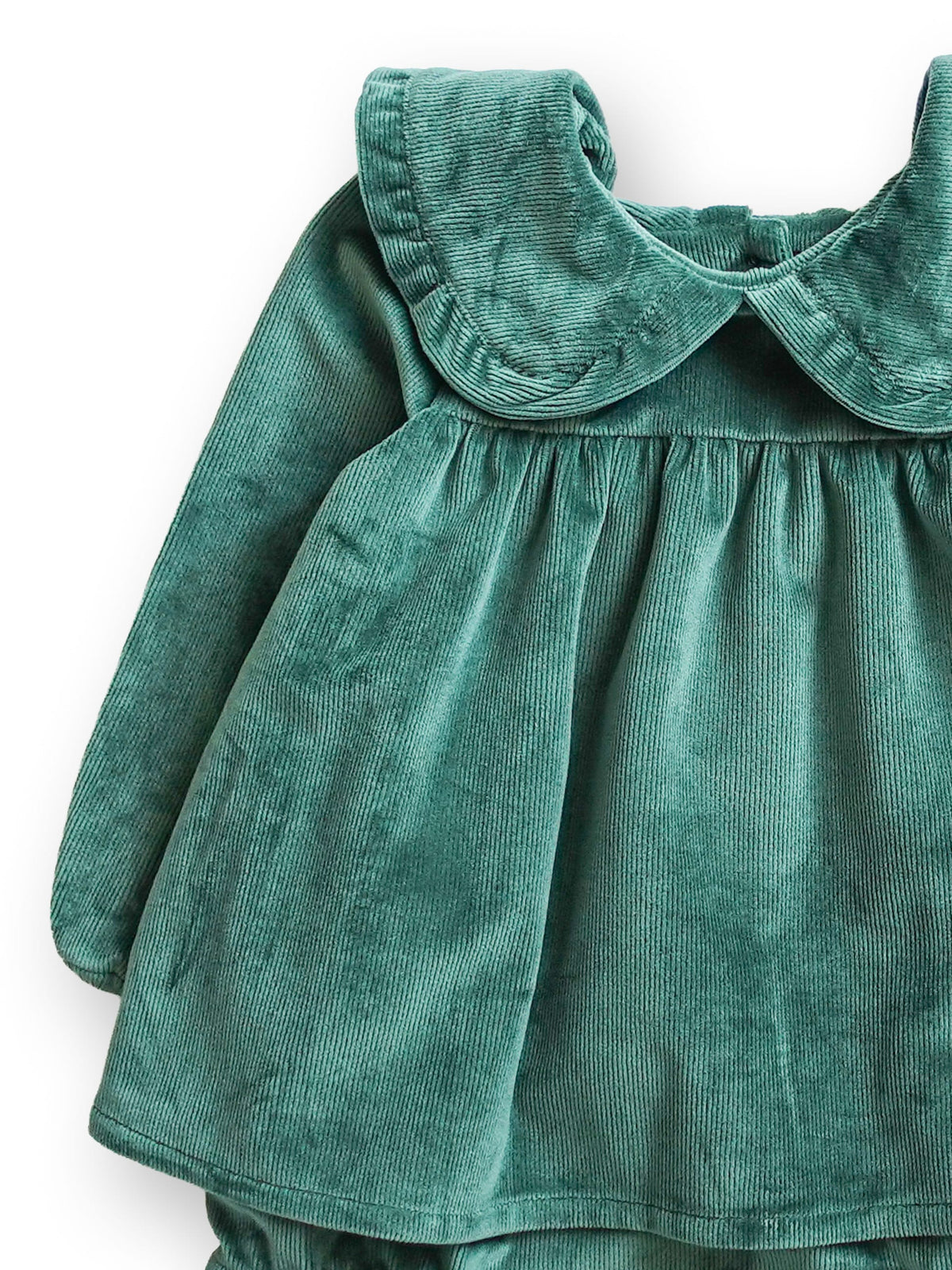 Baby Girl Pine Lila Bubble Romper