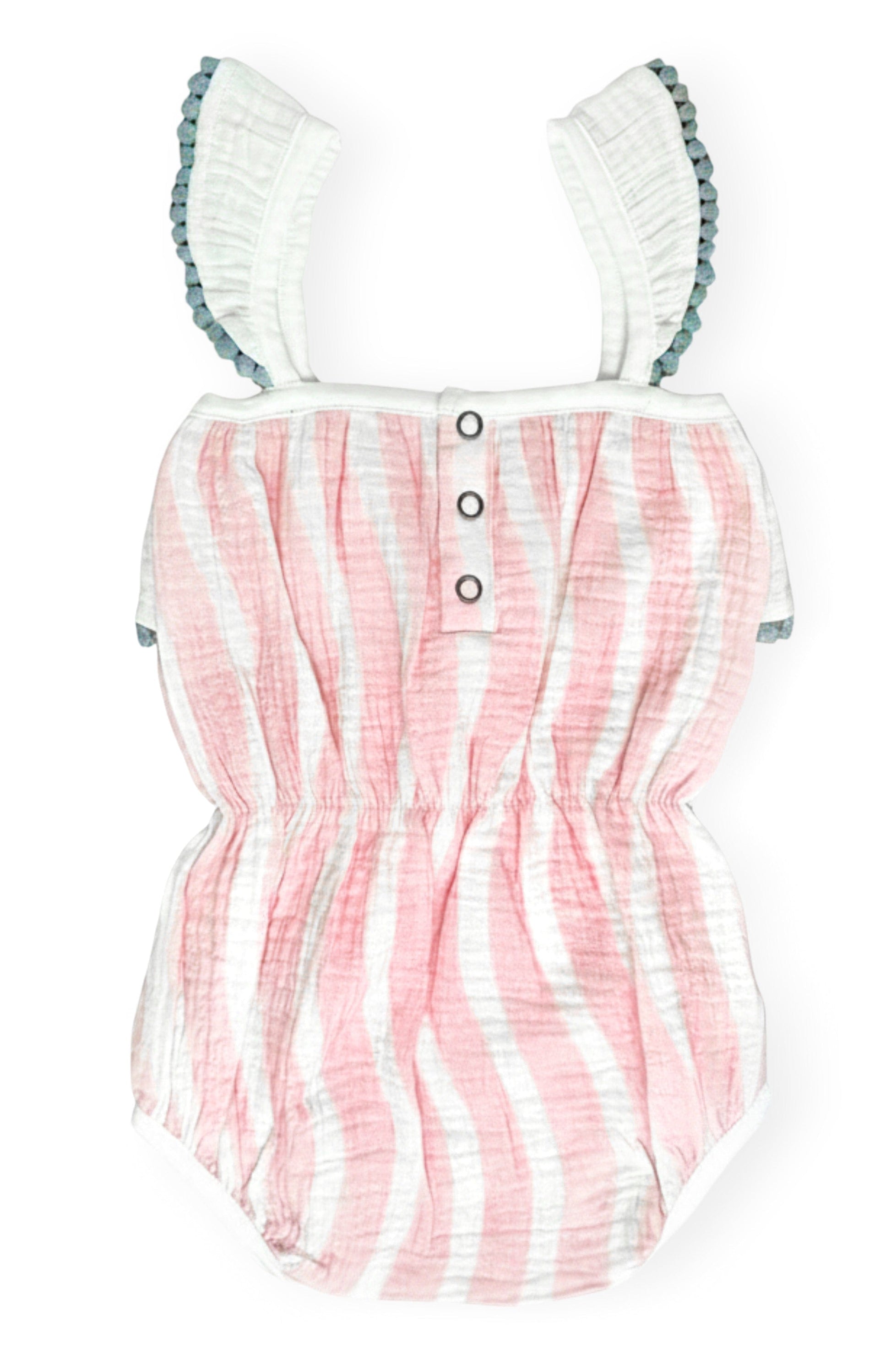 Baby Girl Pink Surf Willa Bubble Romper