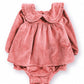Baby Girl Rose Lila Bubble Romper