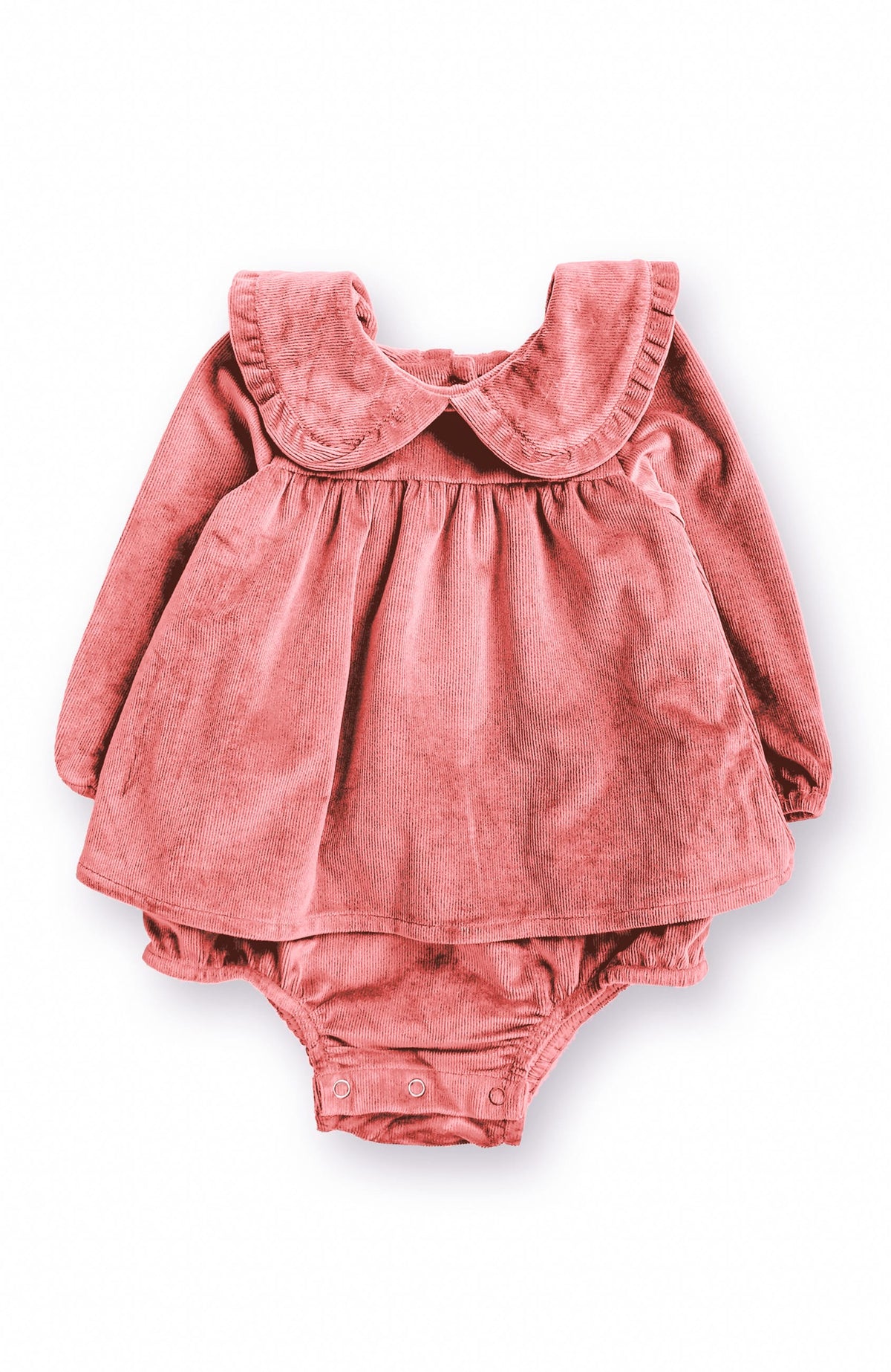 Baby Girl Rose Lila Bubble Romper