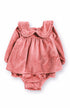 Baby Girl Rose Lila Bubble Romper