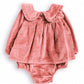 Baby Girl Rose Lila Bubble Romper