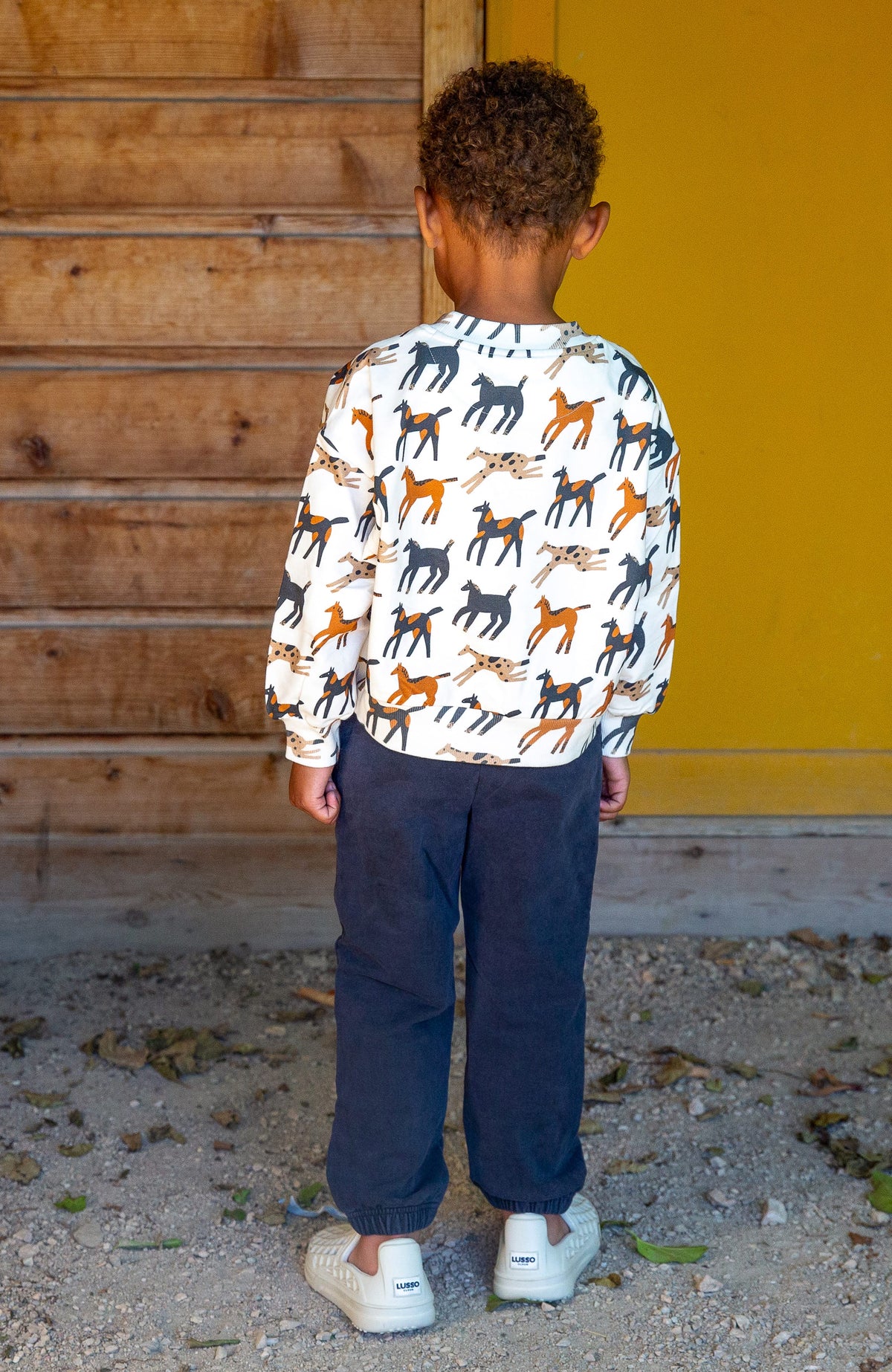 Boys. Giddy-Up Hunter Hunter Sweatshirt