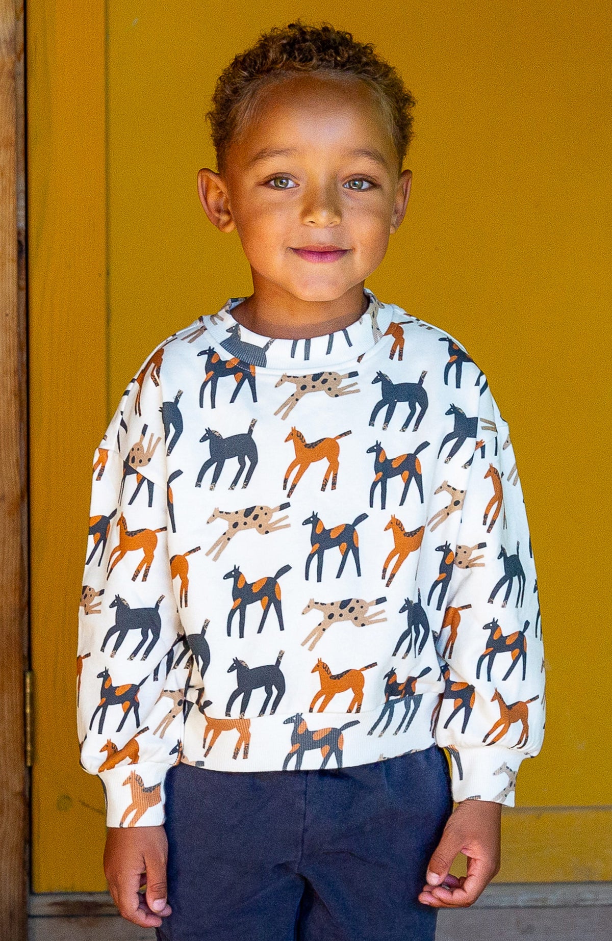 Boys. Giddy-Up Hunter Hunter Sweatshirt