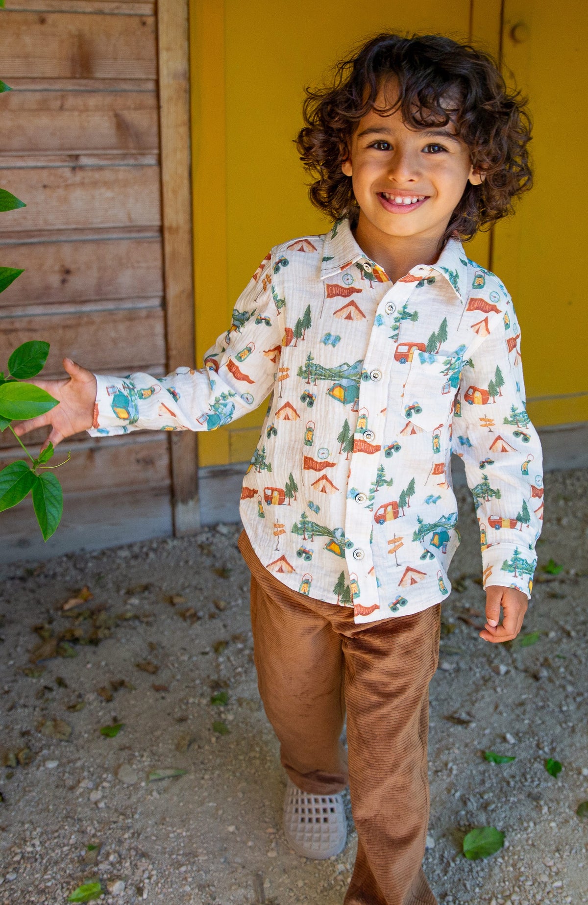 Boys. Happy Camper Jacob Buttondown Shirt