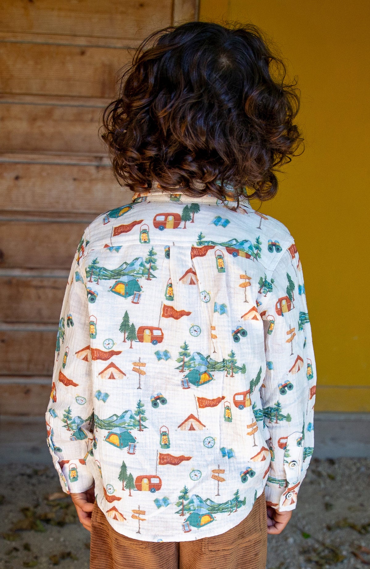 Boys. Happy Camper Jacob Buttondown Shirt