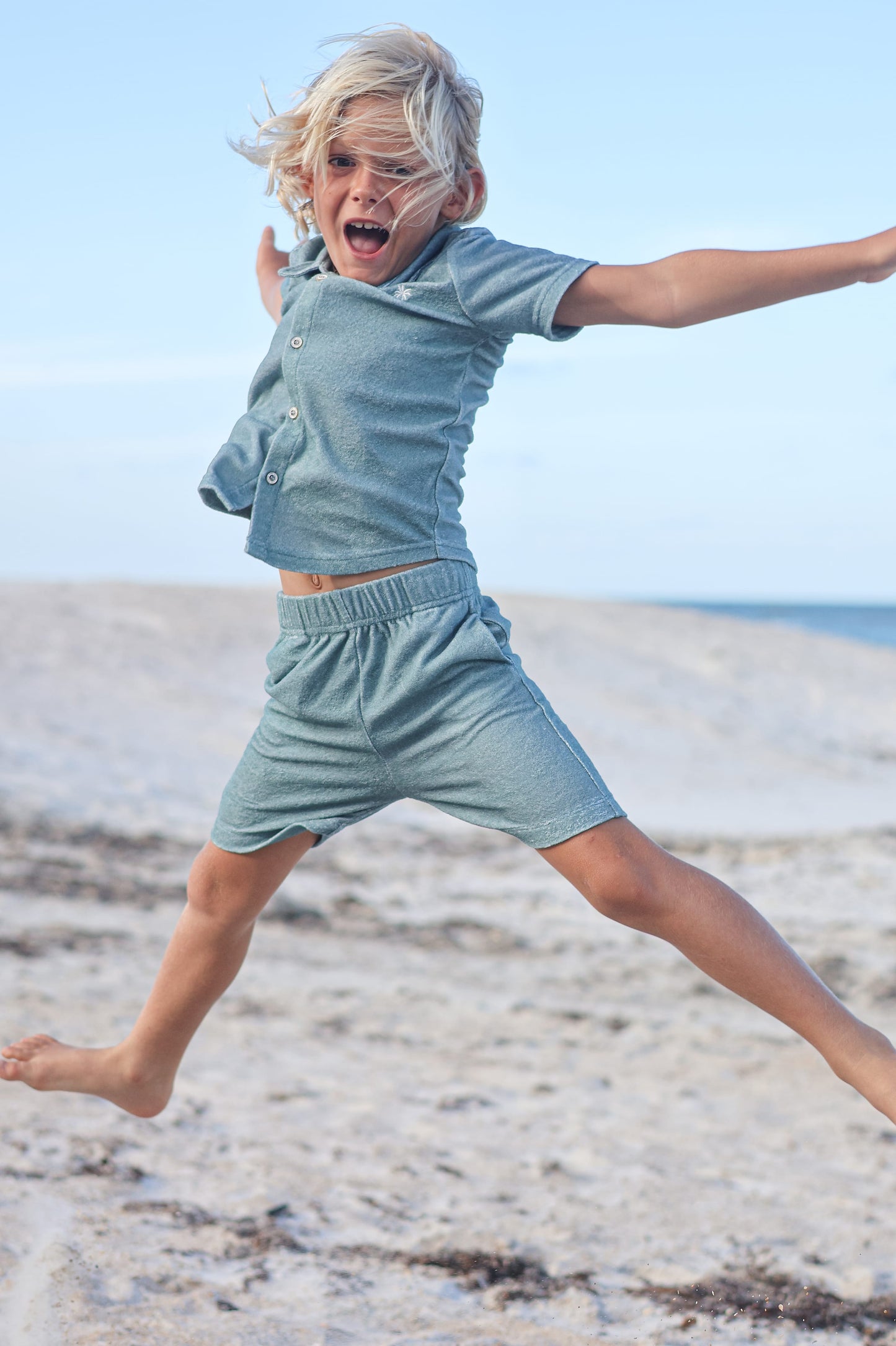 Boys. Lagoon Jerry Short Sleeve Buttondown