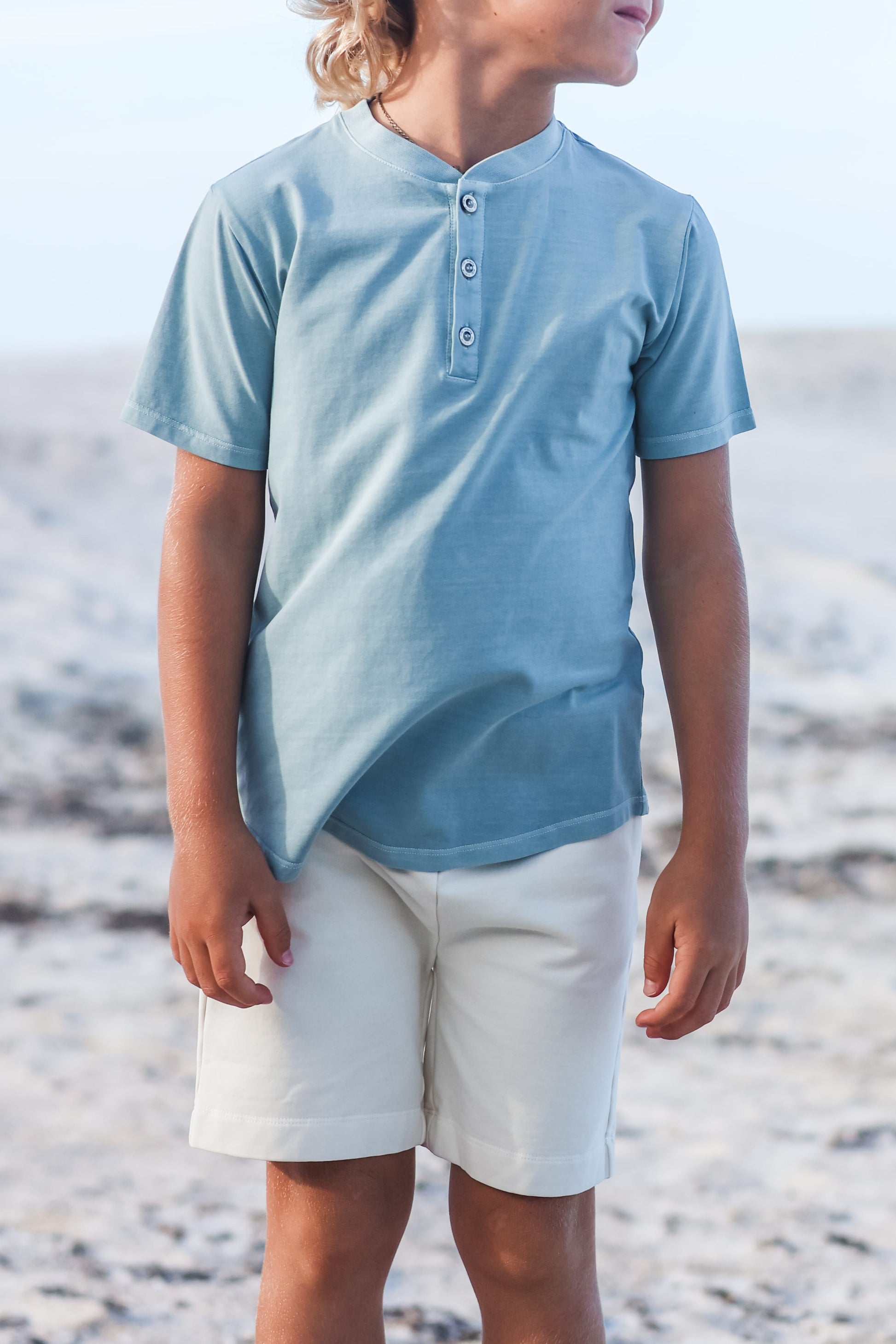 Boys. Lagoon Pauli Short Sleeve Henley