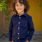 Boys. Navy Jacob Buttondown Shirt