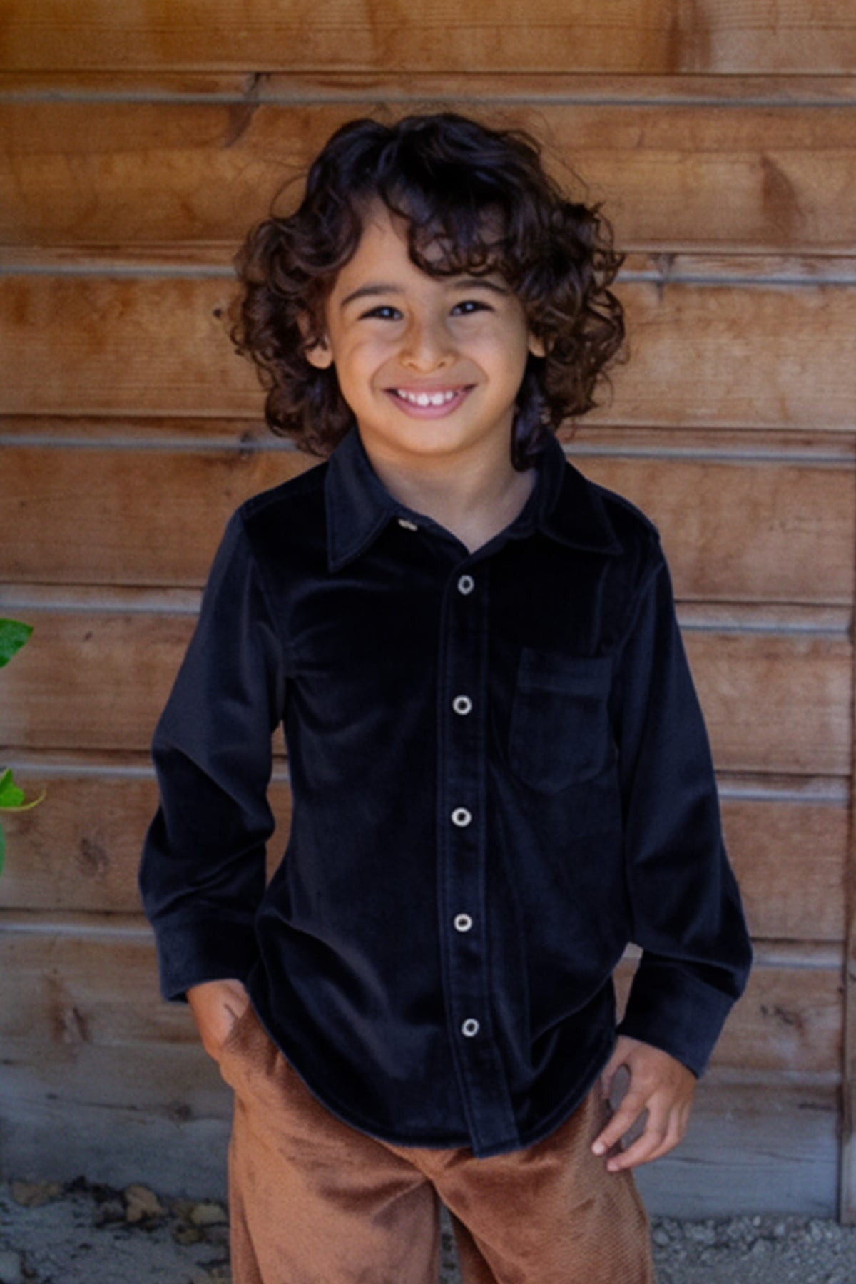 Boys. Navy Jacob Buttondown Shirt