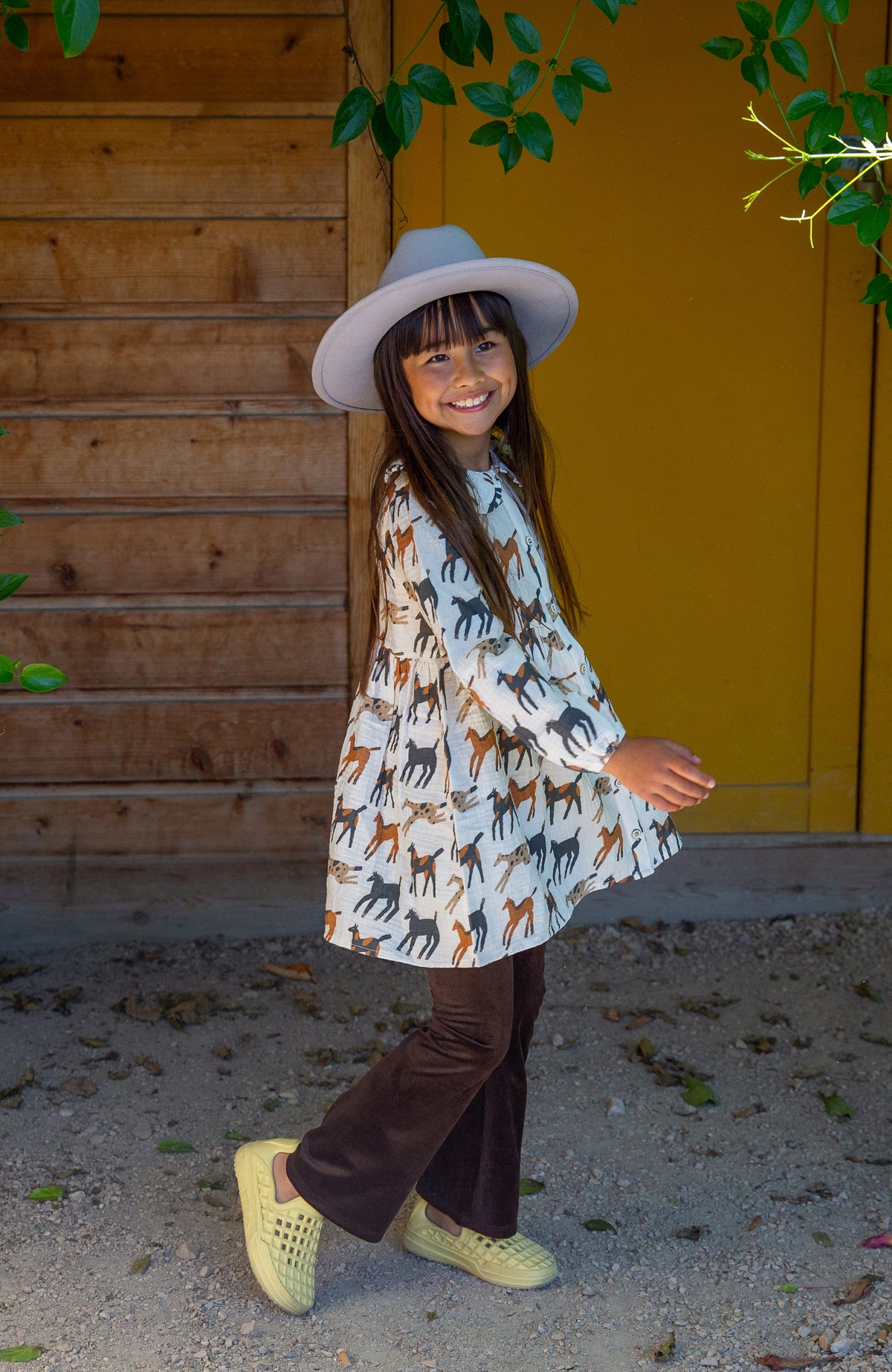 Girls Giddy-Up Dolly Shirt Dress