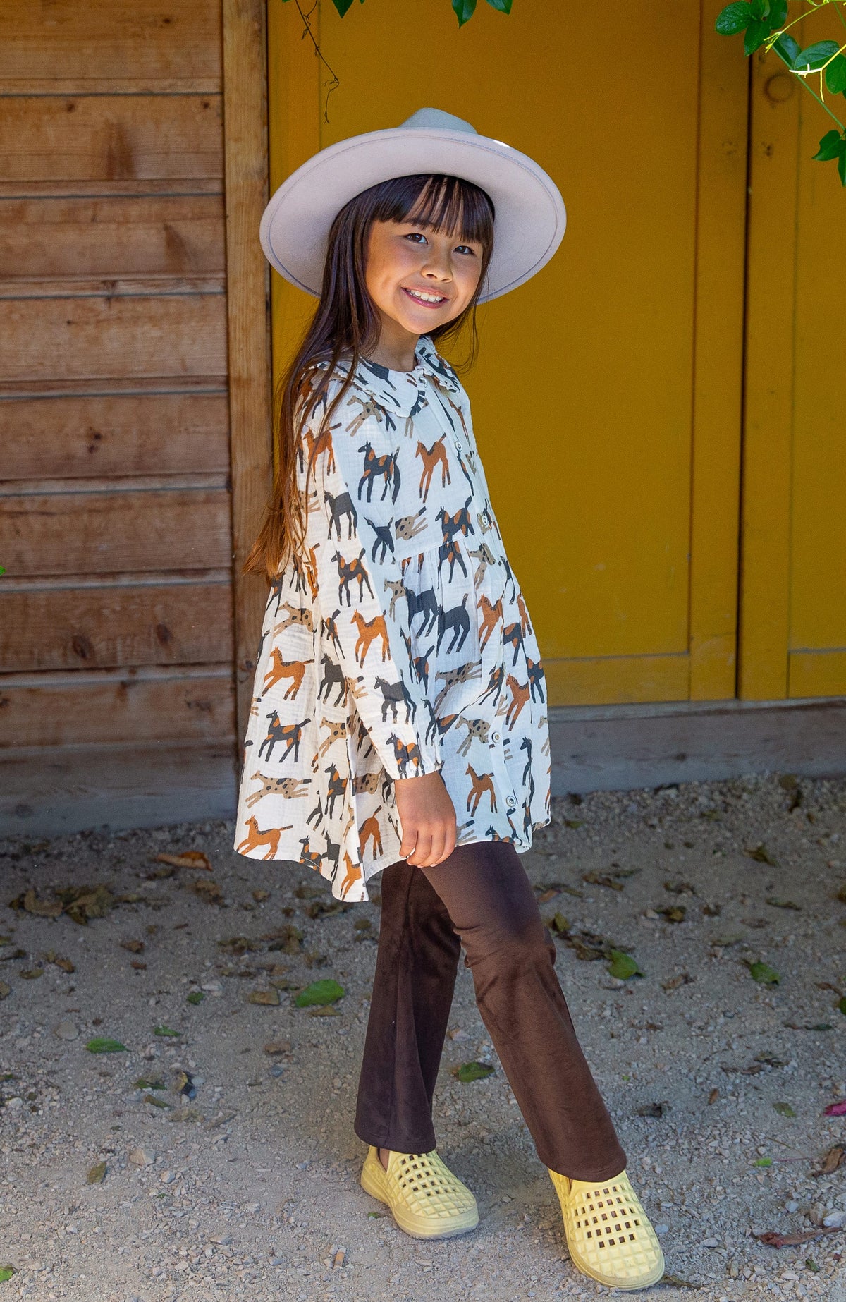 Girls Giddy-Up Dolly Shirt Dress