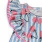 Girls Marseille Ruffle Dress
