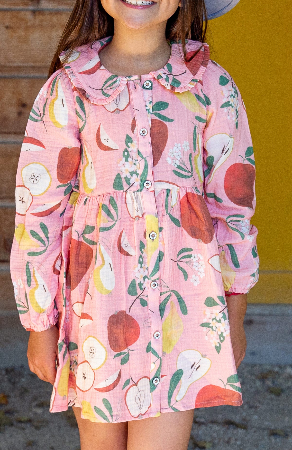 Girls Pink Lady Dolly Shirt Dress