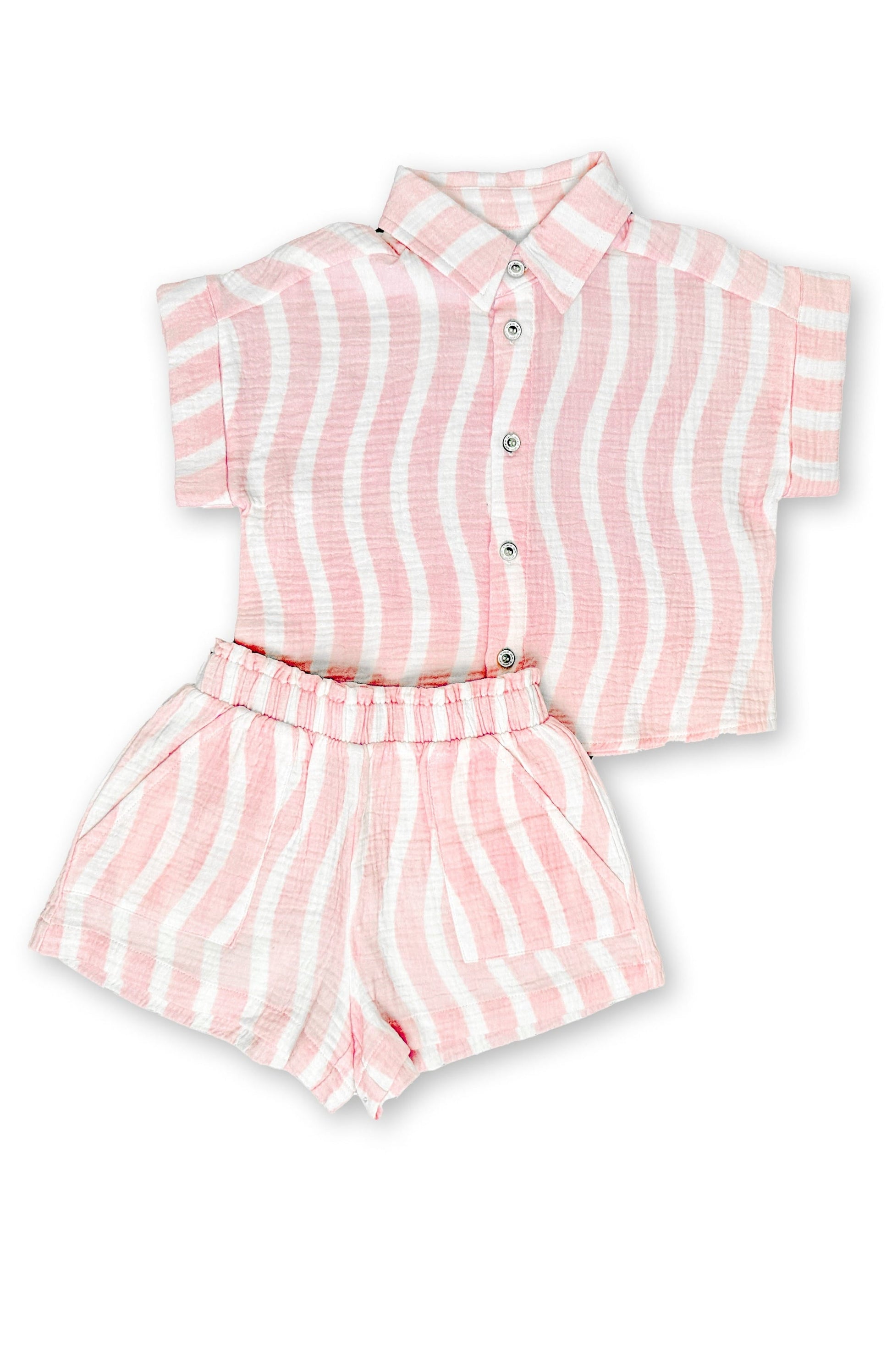 Girls Pink Surf Ava Shorts