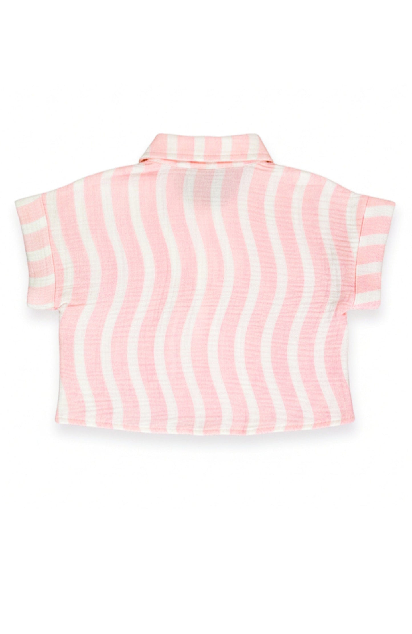 Girls Pink Surf Dakota Boxy Buttondown