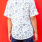 JERRY SHORT SLEEVE BUTTON UP BADMINTON RAQUET