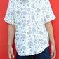 JERRY SHORT SLEEVE BUTTON UP BADMINTON RAQUET