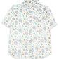 JERRY SHORT SLEEVE BUTTON UP BADMINTON RAQUET