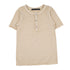 OATMEAL / 3m Pauli Oatmeal Short Sleeve Henley