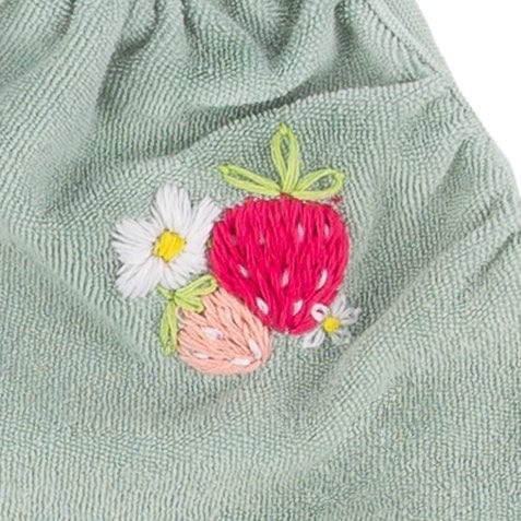Star Embroidered Bubble Strawberry Fields