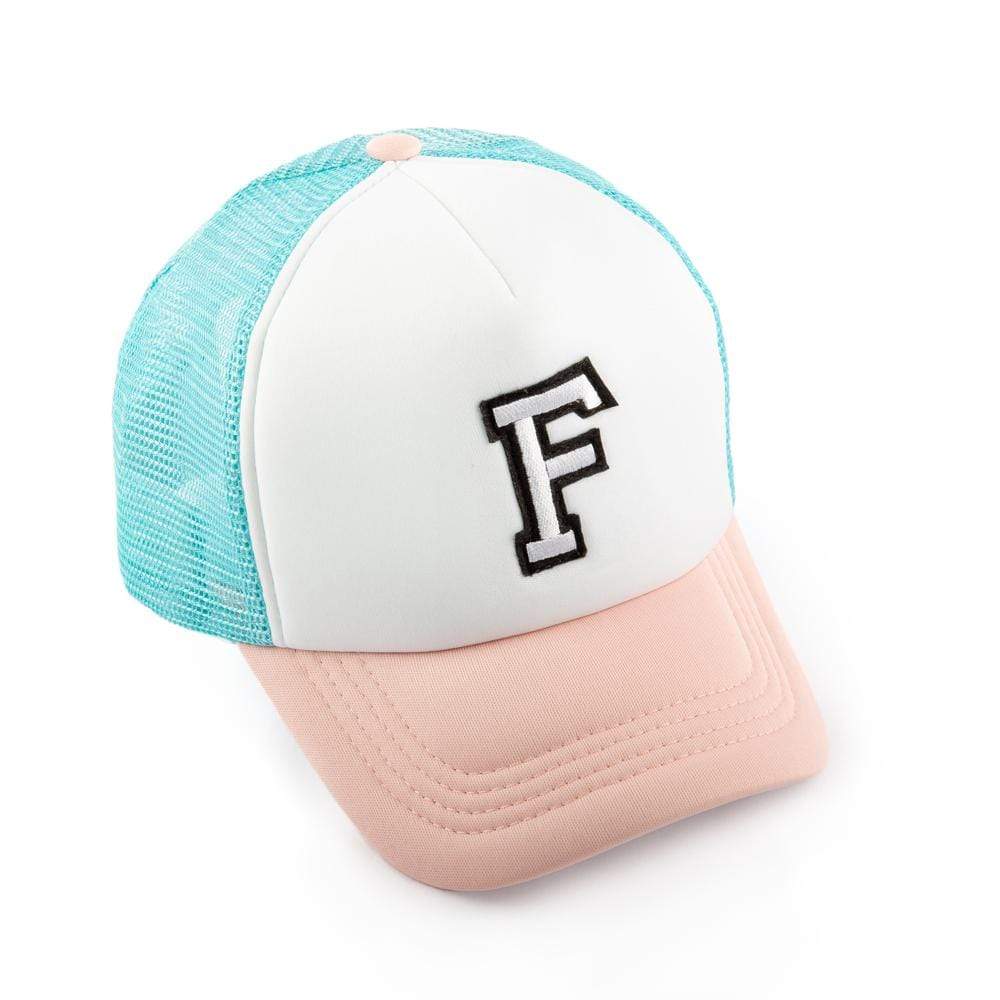 Girls F Patch Trucker Hat