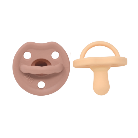 Accessories MISC / OS Classic Pacifier - Light Peach/Rosewood - Rosewood
