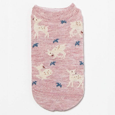 Cute Pink Fawn Socks