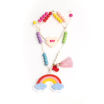 Accessories MULTI / OS Rainbow Bead Mix Necklace