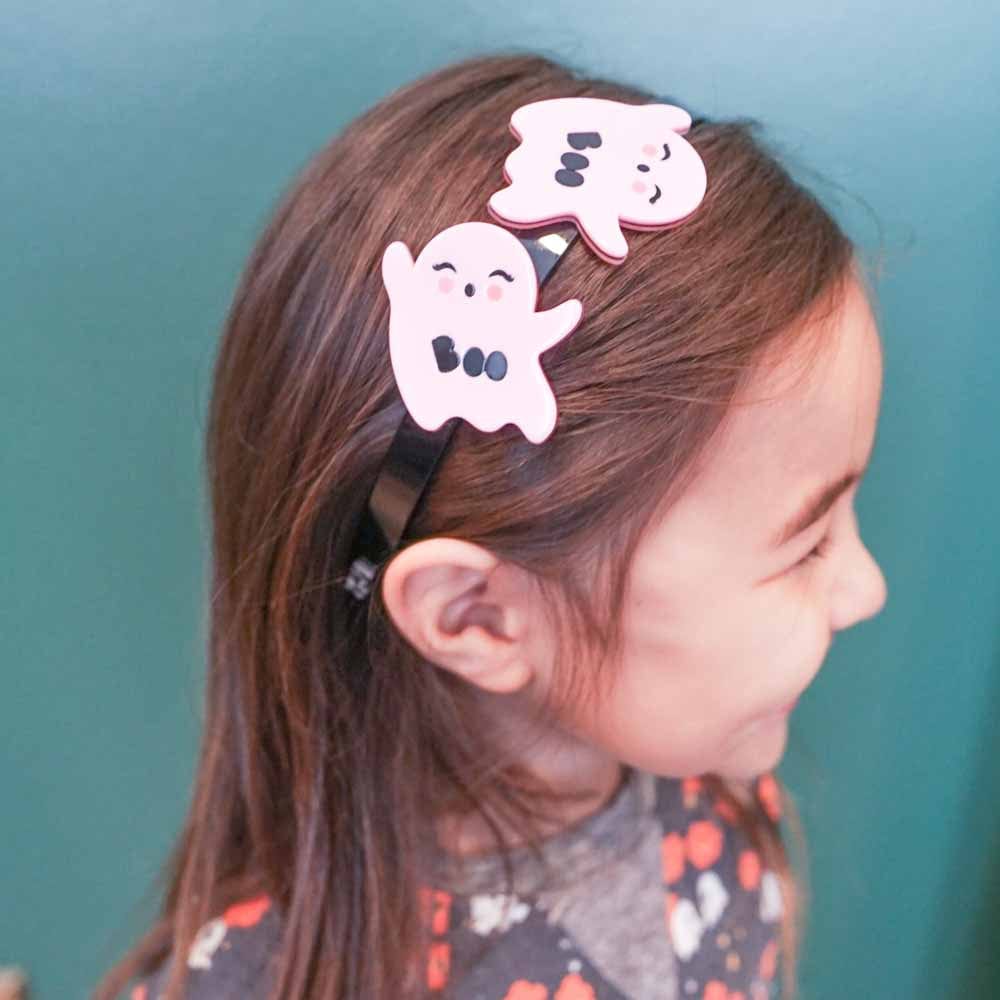 Accessories MULTI / OS Spooky Ghosts Pink Headband