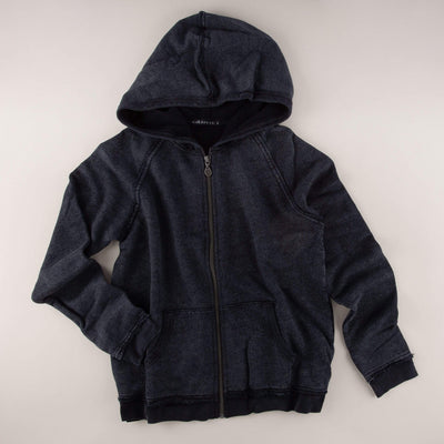 Basics Indigo Men's Zip Up Hoodie Night