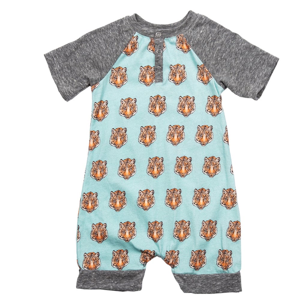 Little Boys TIGER / 3m Teddy Romper Tiger