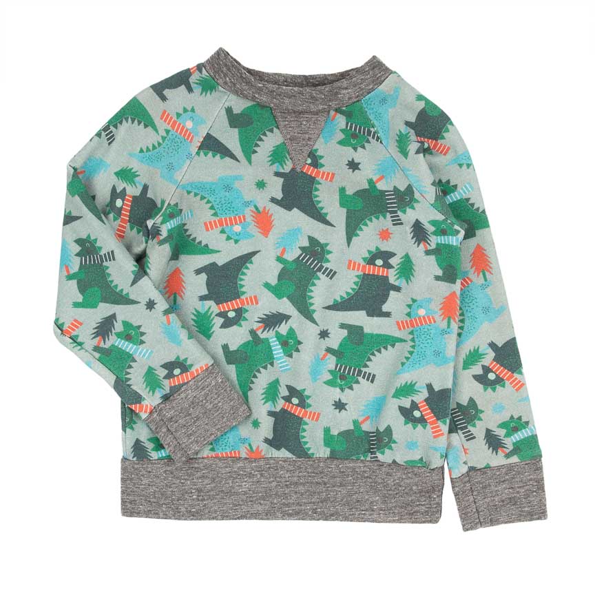 Little Dudes DINOHOLIDAY / 3m Iggy Pullover Dino Holiday