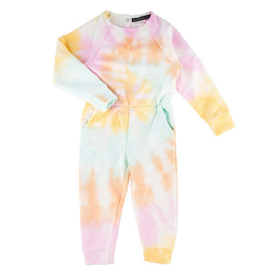 Little Dudes Gia Jumpsuit Rainbow Tie Dye